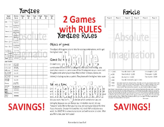 yahtzee game rules and instructions