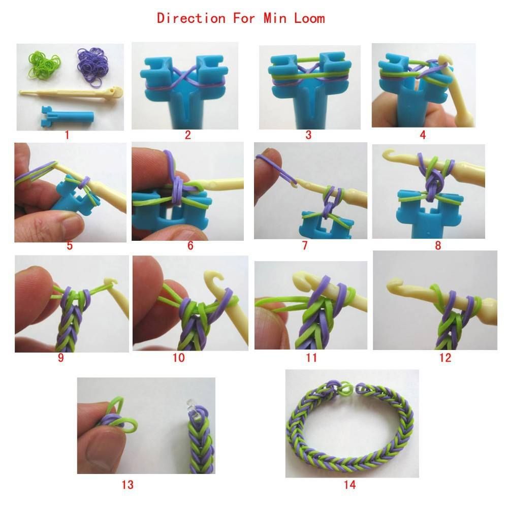 rubber band bracelet making kit instructions