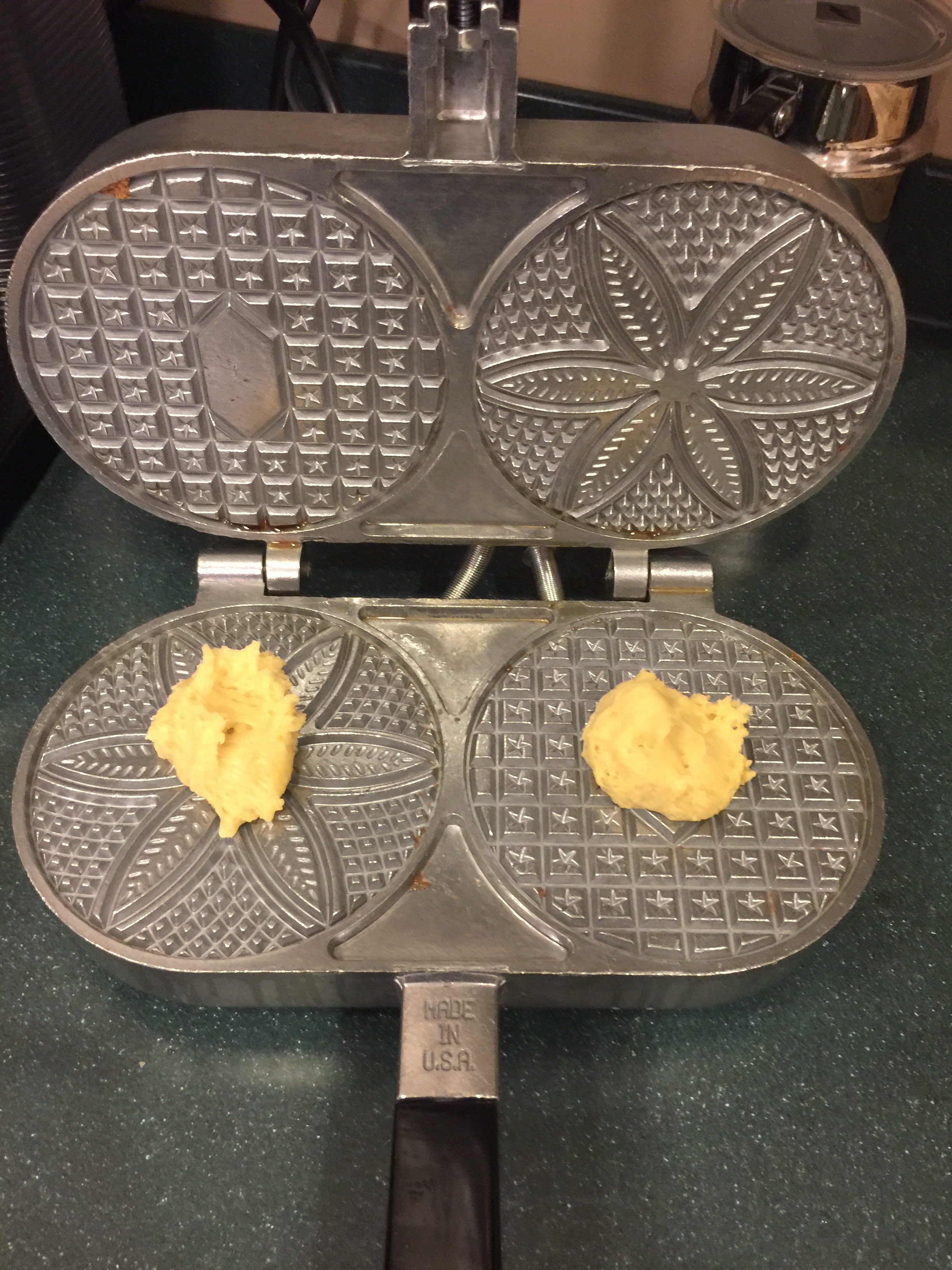 rival pizzelle waffle maker instructions