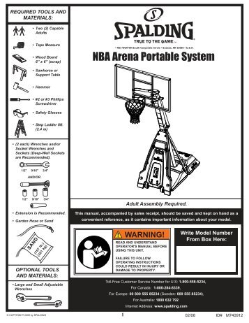 spalding the beast assembly instructions