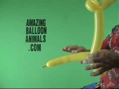 giraffe balloon animal instructions