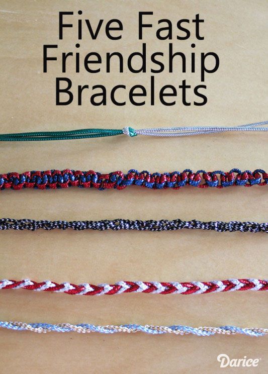 easy friendship bracelet instructions