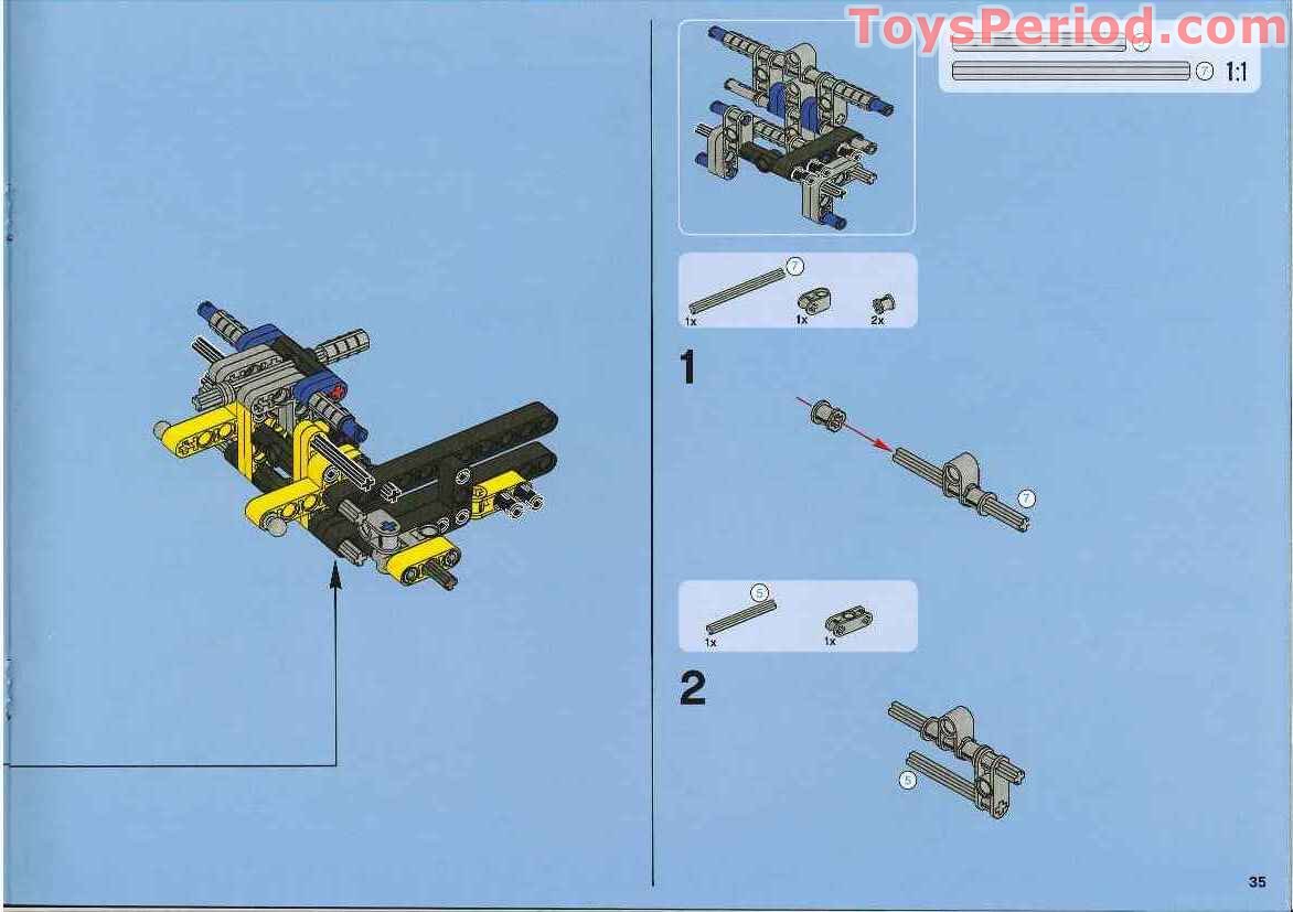 lego technic bulldozer instructions