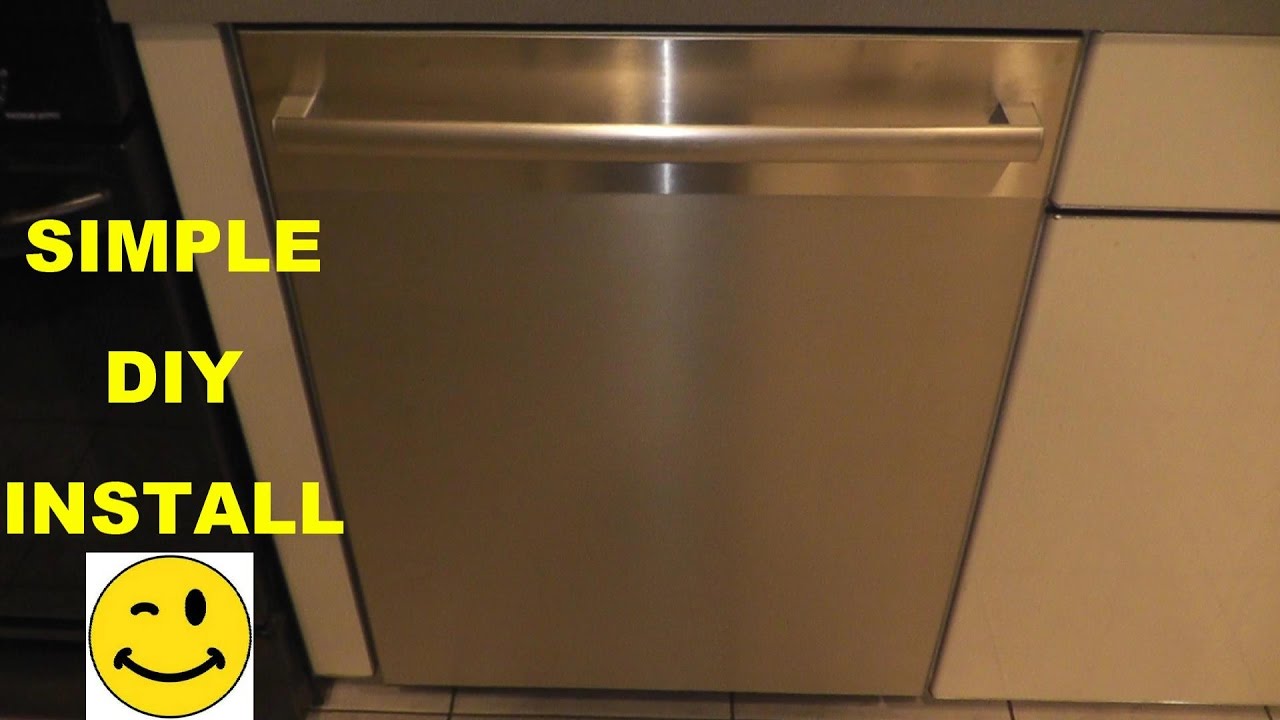 bosch dishwasher side mount instructions