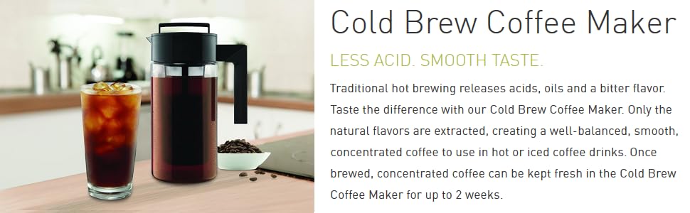 takeya cold brew coffee maker instructions