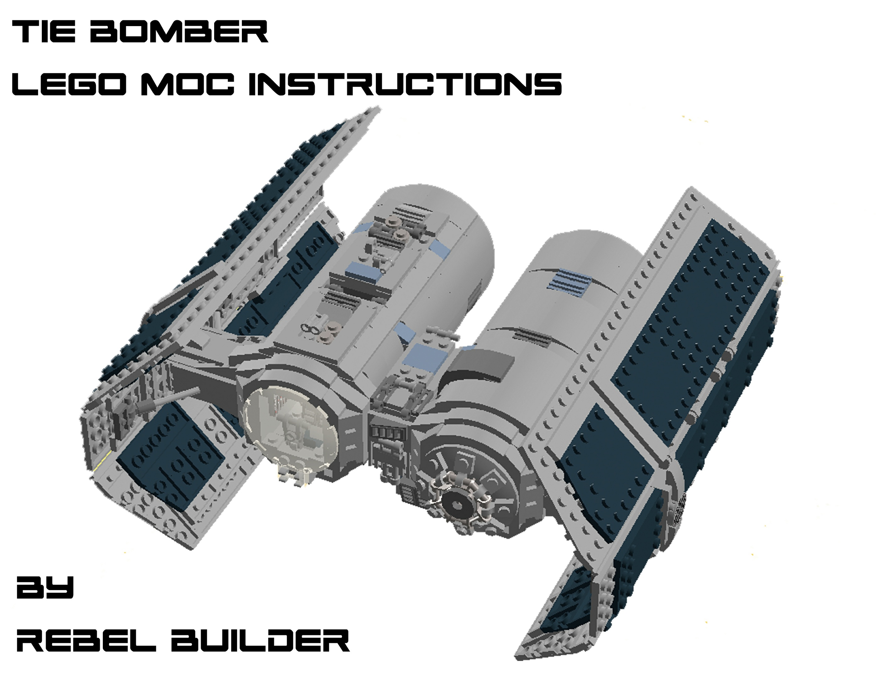 lego tie bomber instructions