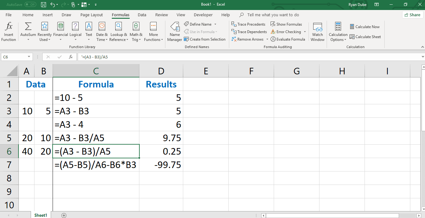 add instructions to excel spreadsheet