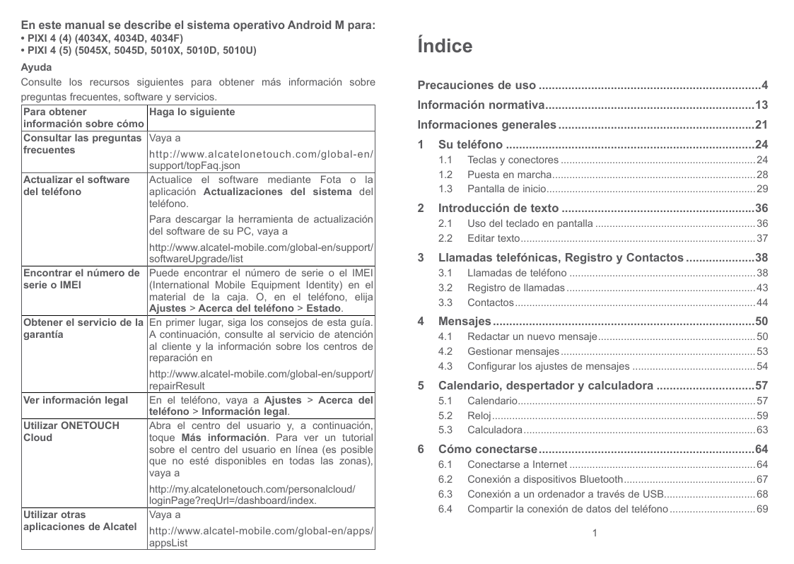 alcatel pixi 4 instructions pdf