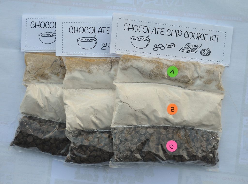 chocolate chip cookie mix instructions