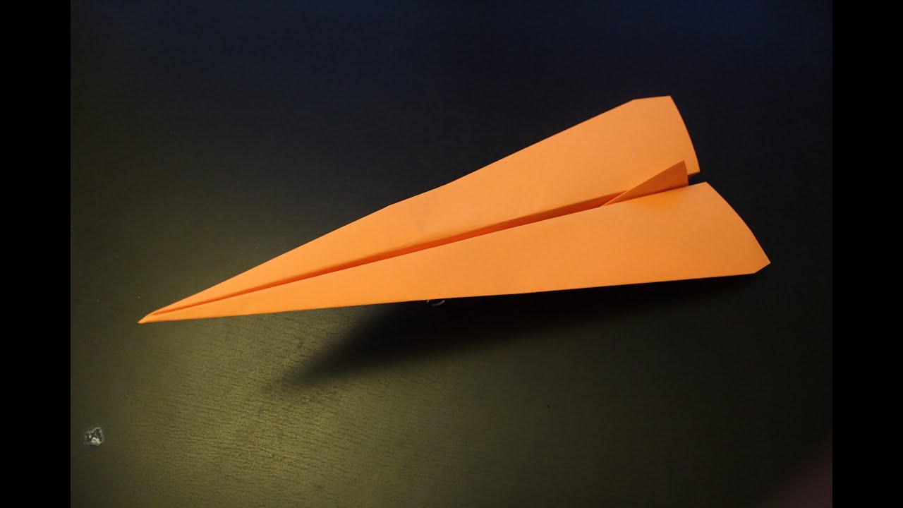 fastest paper airplane in the world instructions