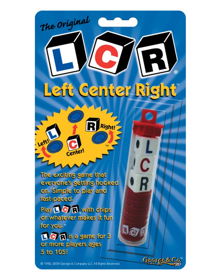 left center right dice game instructions
