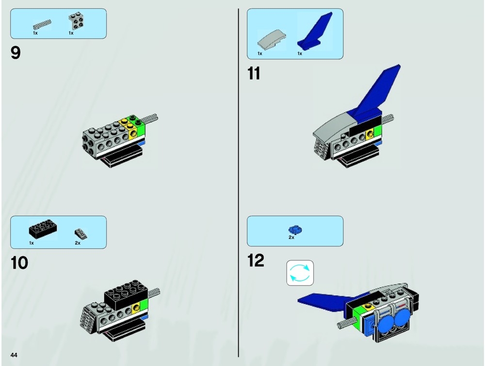lego quinjet aerial battle instructions