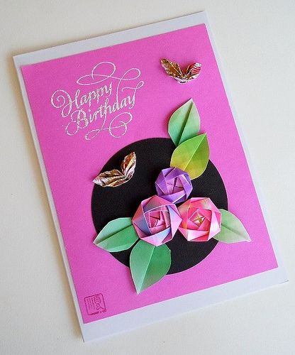origami greeting card instructions
