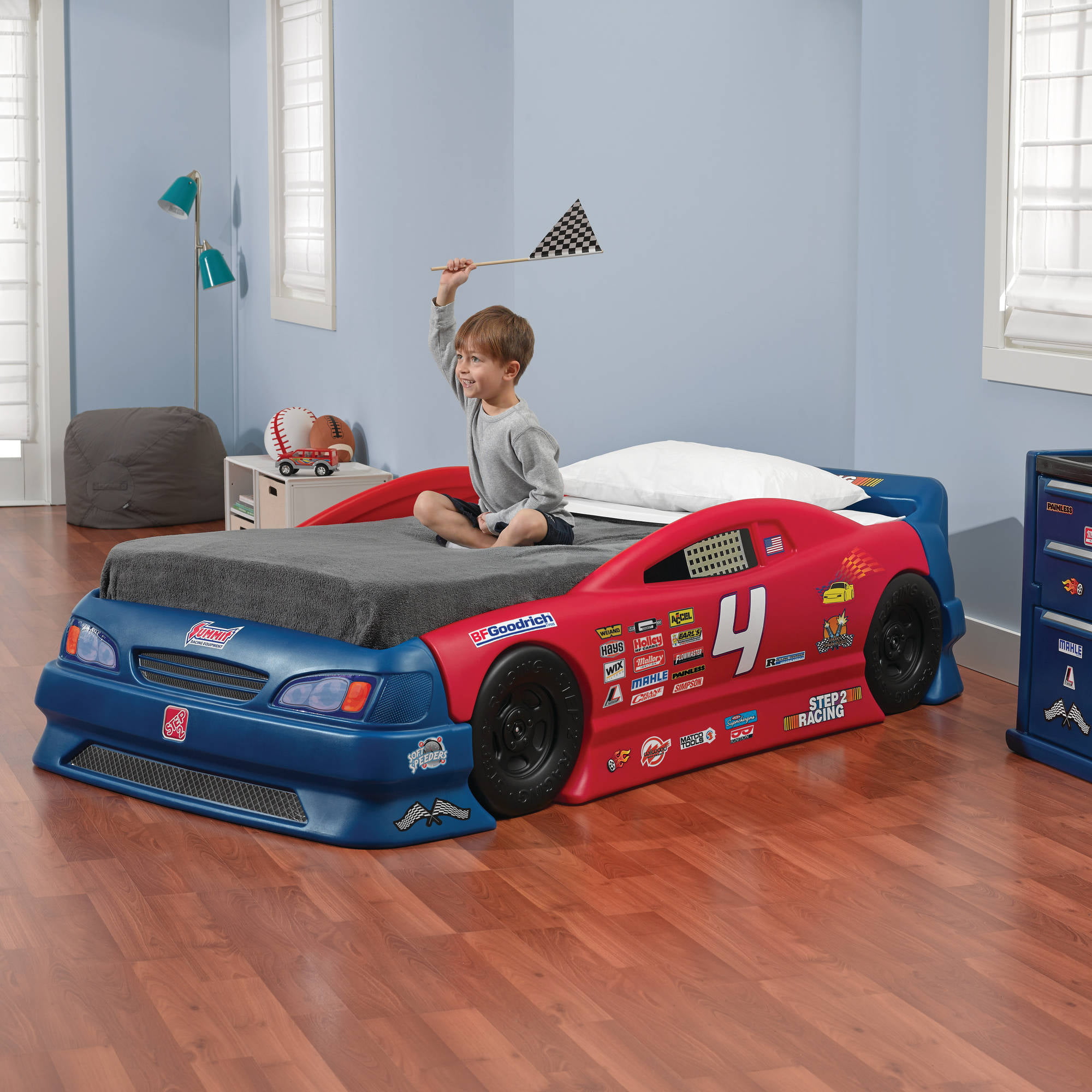 step 2 race car bed assembly instructions
